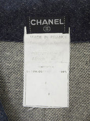 デニムCCマークボタンベスト ブルー