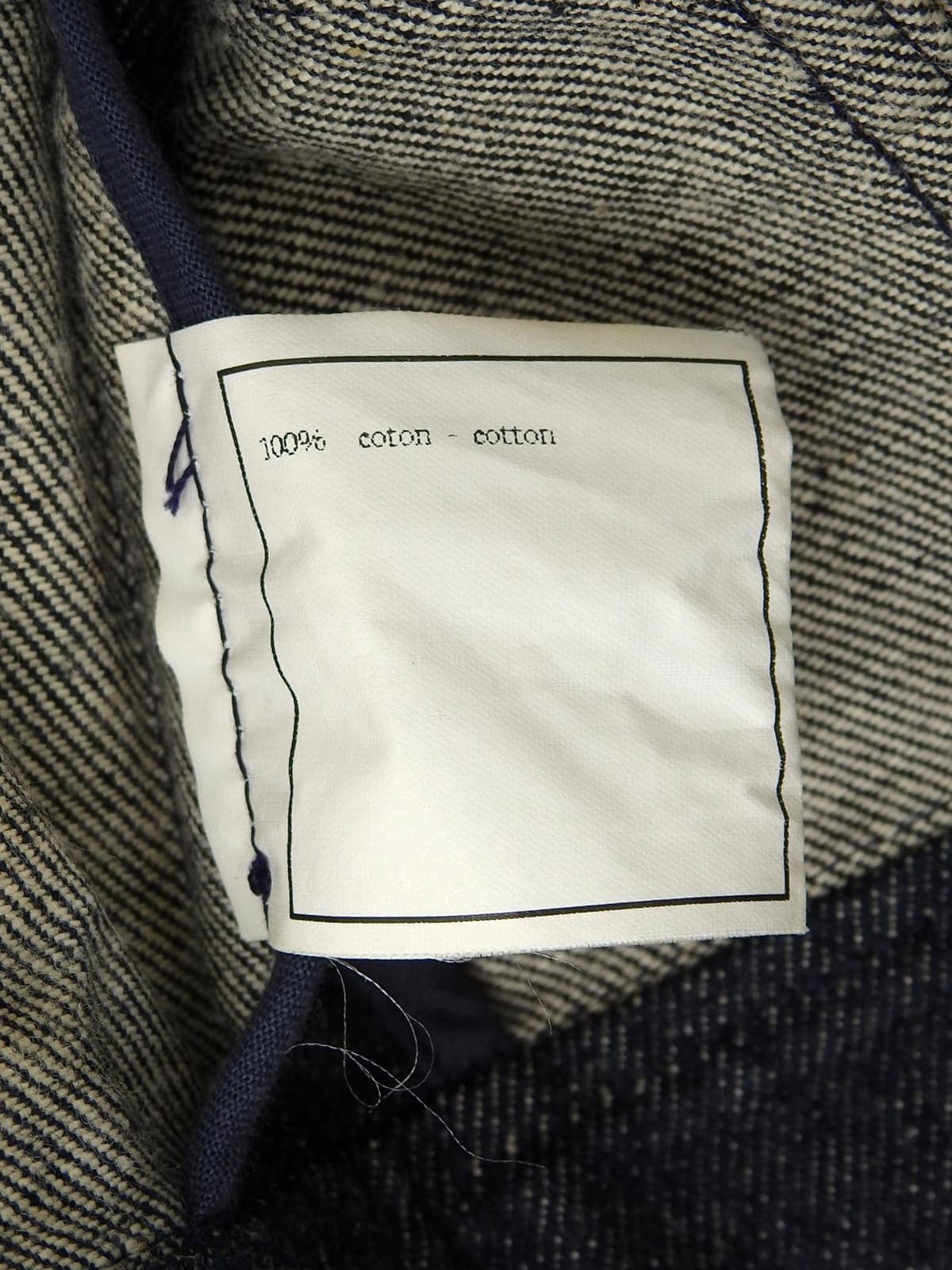 デニムCCマークボタンベスト ブルー