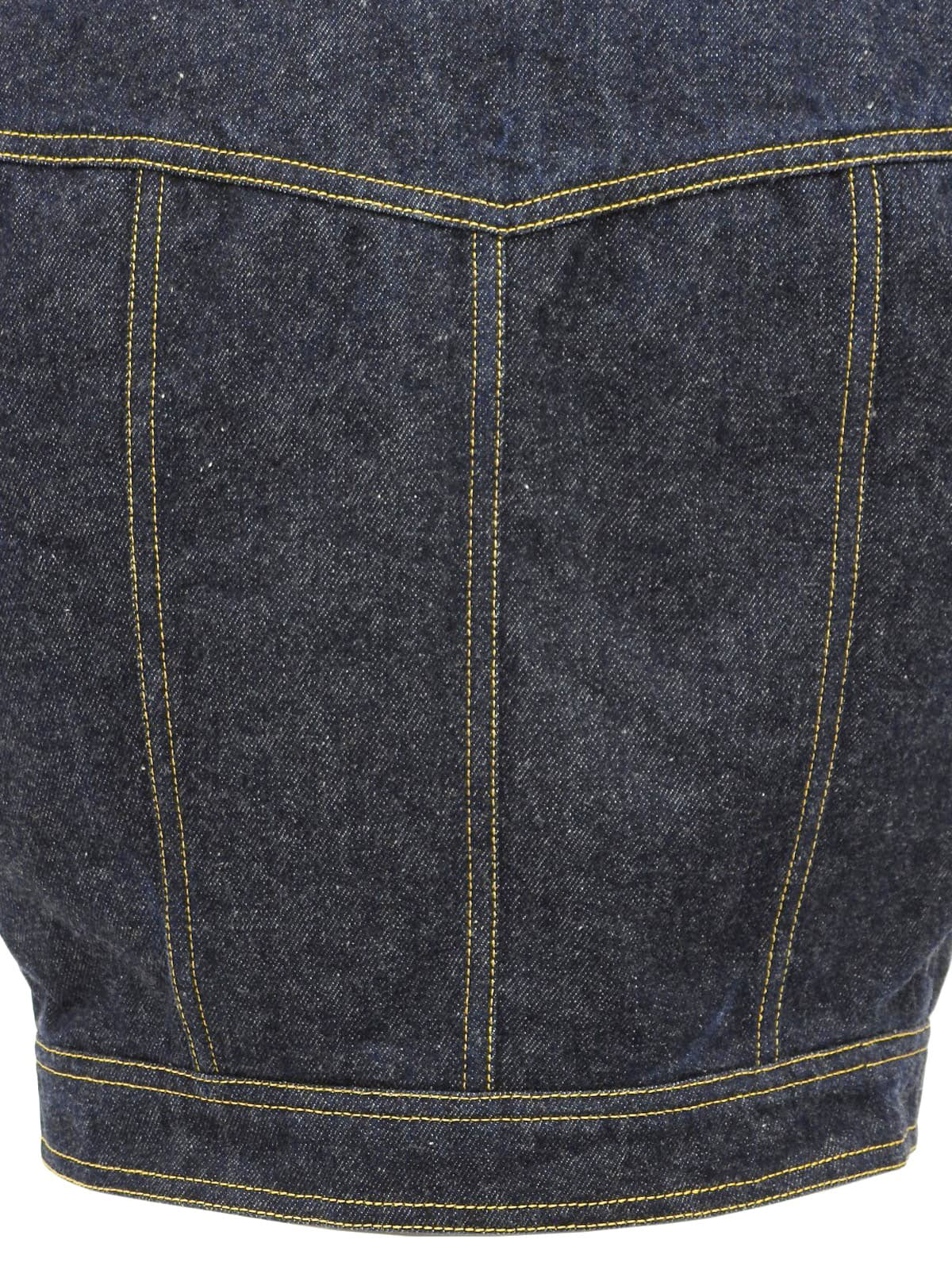 デニムCCマークボタンベスト ブルー