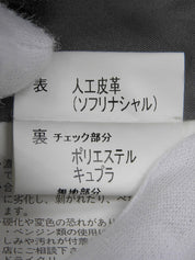 ロゴボタンスエードシャツ グレー