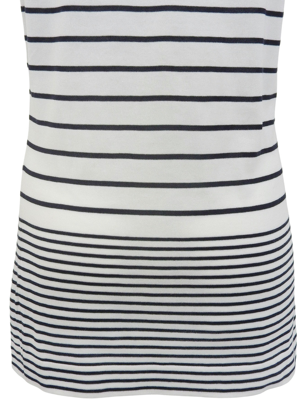 CCマークボーダーノースリーブトップス