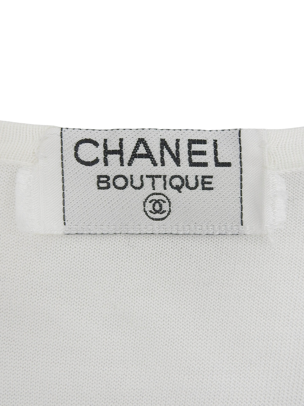 CCマークボーダーノースリーブトップス