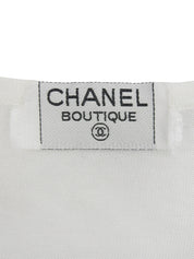 CCマークボーダーノースリーブトップス