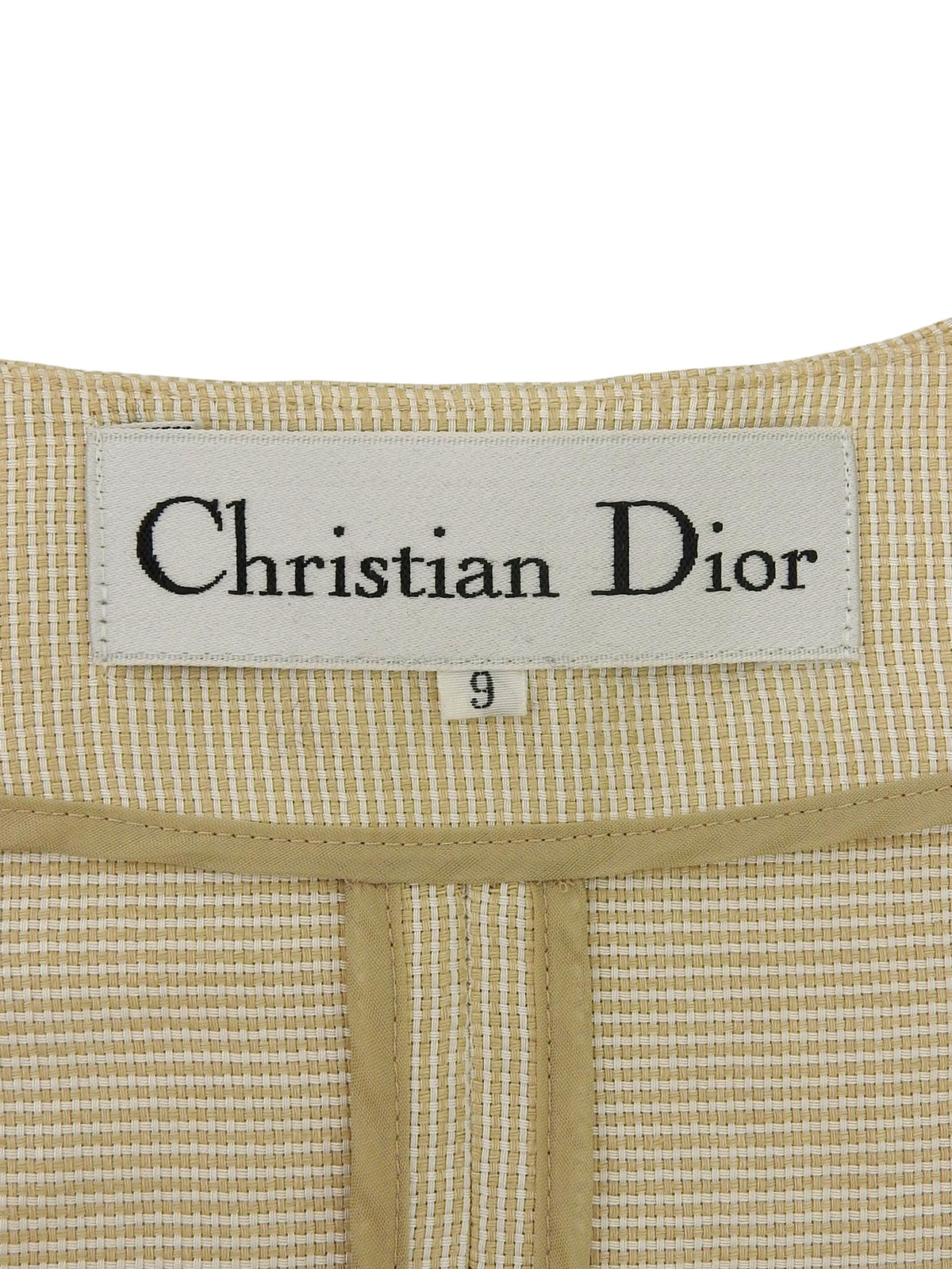 Beige Linen Short Sleeve Jacket