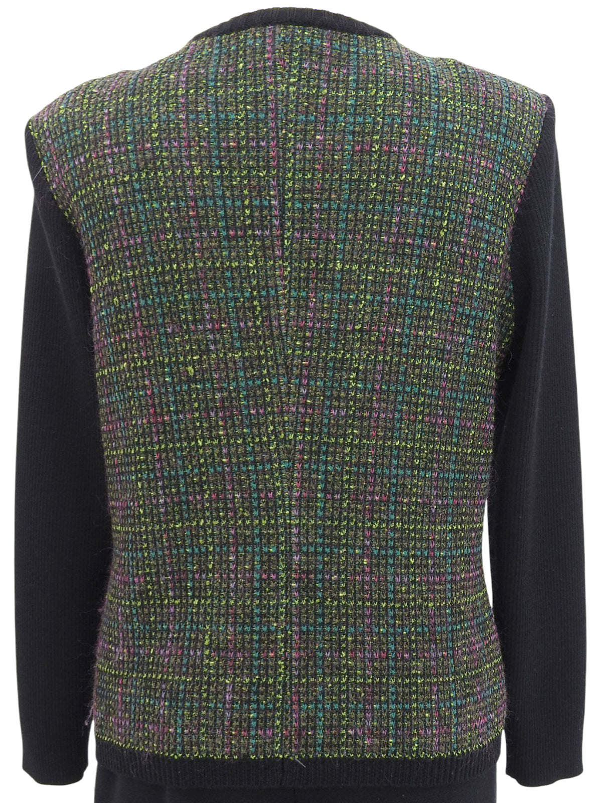 ウールロゴボタンセットアップ グリーン/ブラック/マルチ