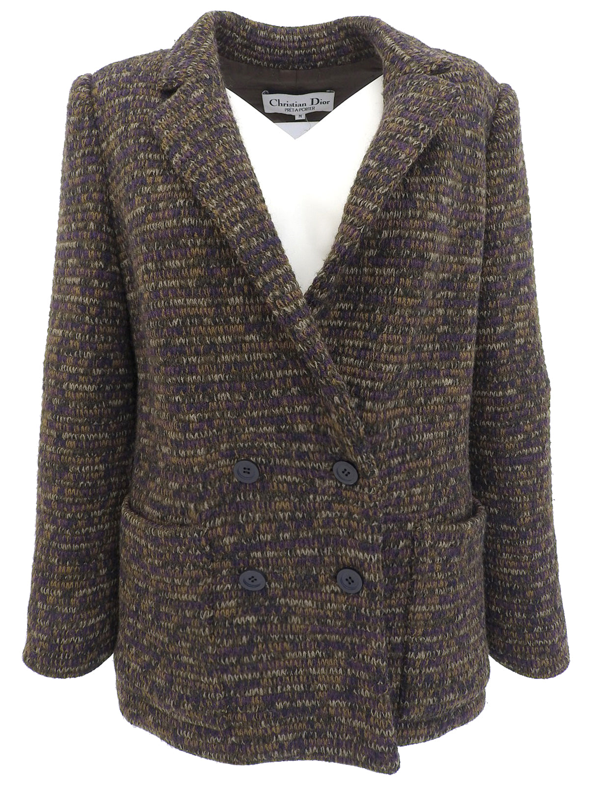 ウールダブルブレストジャケット マルチ