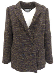 ウールダブルブレストジャケット マルチ