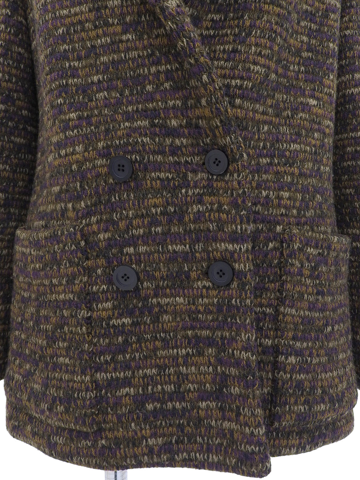 ウールダブルブレストジャケット　マルチ