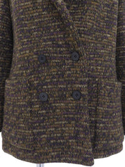 ウールダブルブレストジャケット マルチ