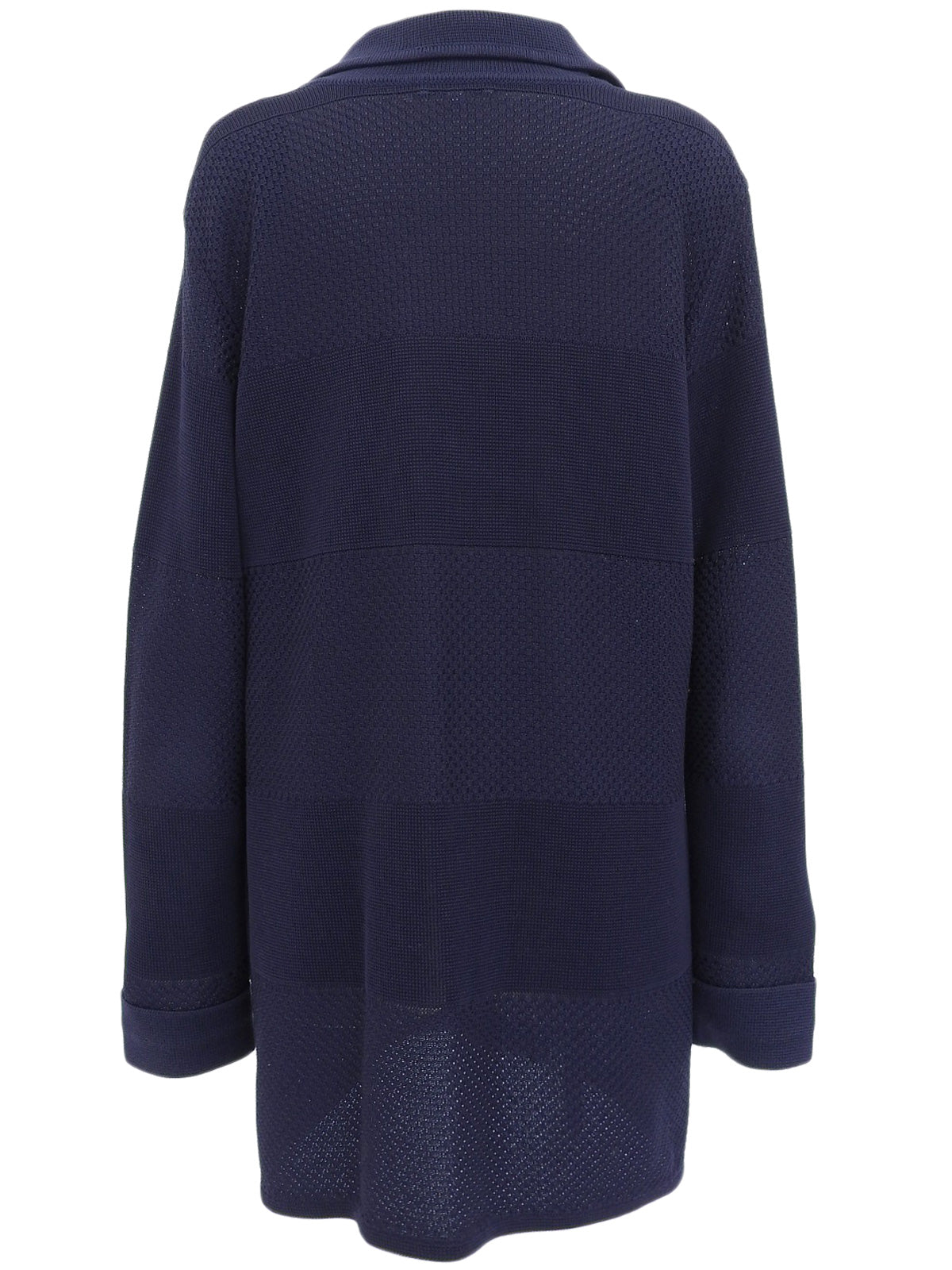 マリンロゴボタンカーディガン　ネイビー