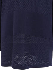 マリンロゴボタンカーディガン ネイビー