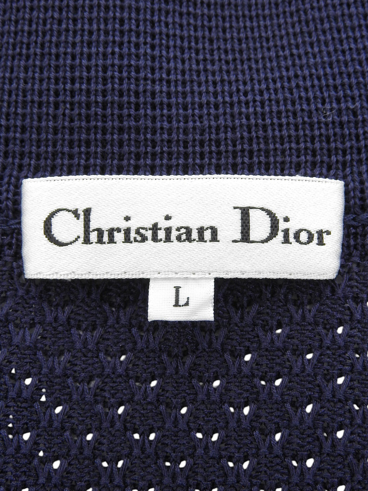 マリンロゴボタンカーディガン　ネイビー