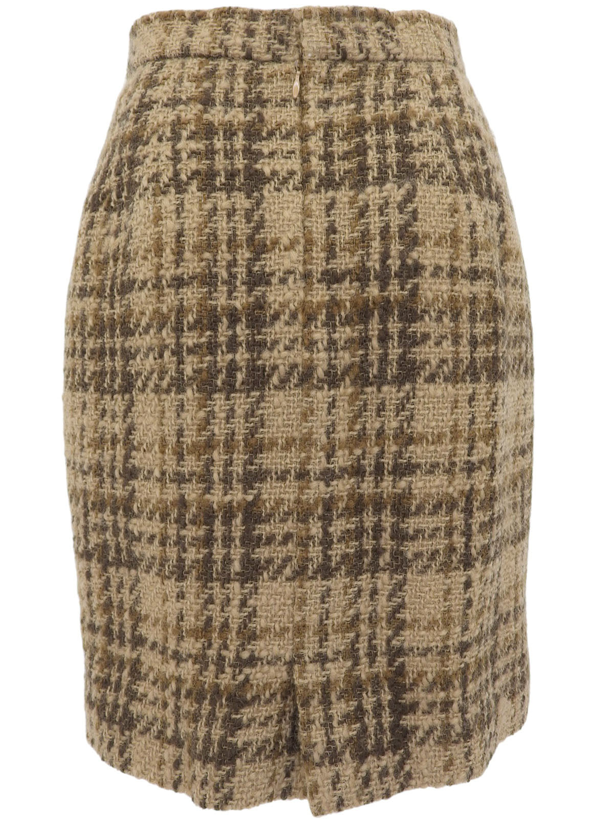 米色/棕色粗花呢格纹图案