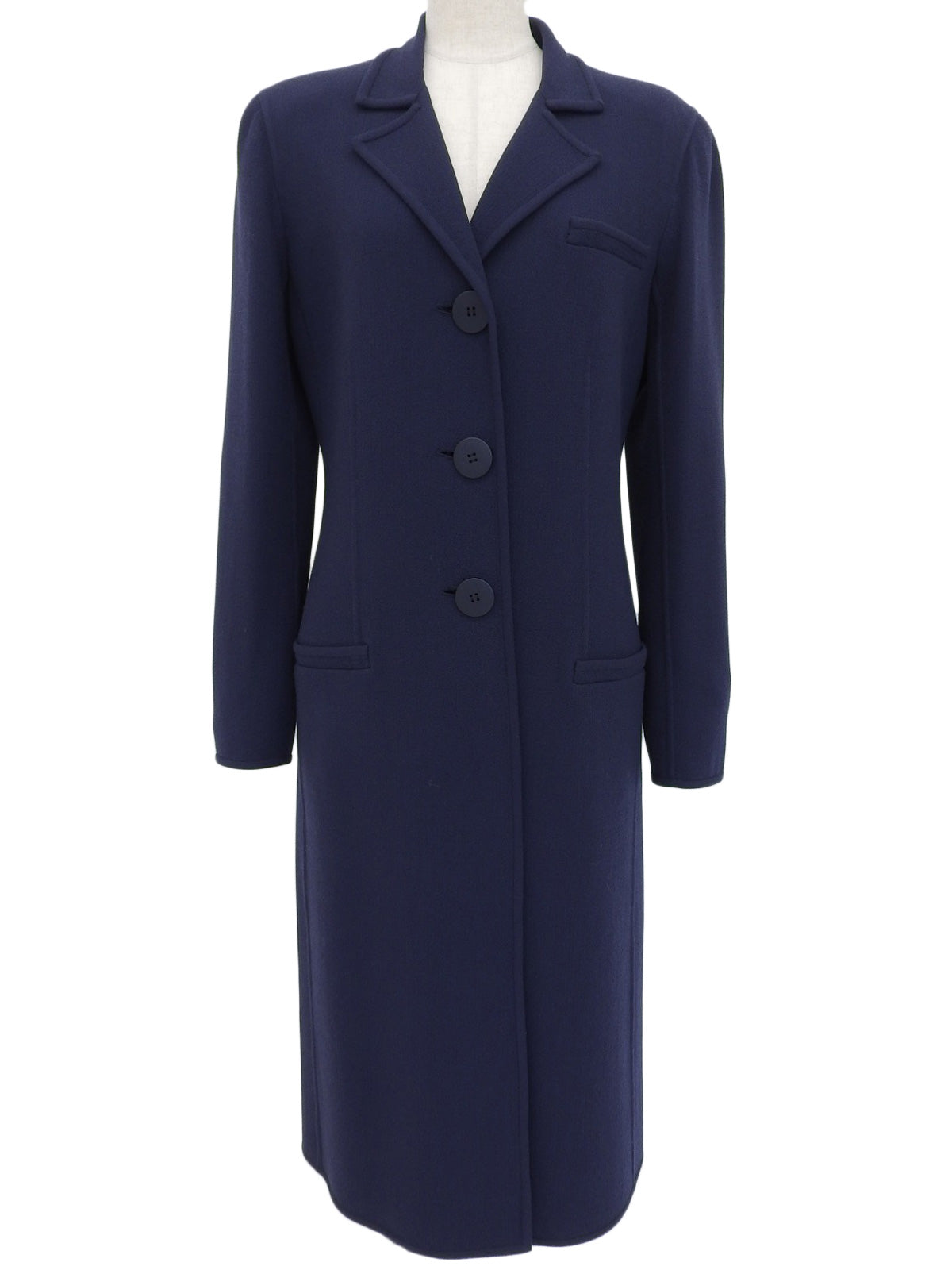 Navy long jacket