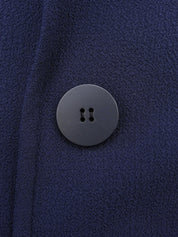 ロングジャケット　ネイビー