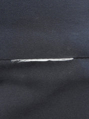 フレンチスリーブボタンデザインワンピース ネイビー