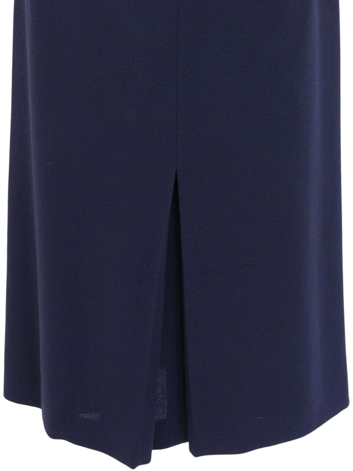 フレンチスリーブボタンデザインワンピース ネイビー