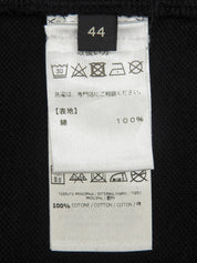 ロゴ刺繍ポロシャツ #40 ブラック