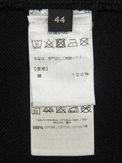 Logo Embroidered Polo Shirt in Black