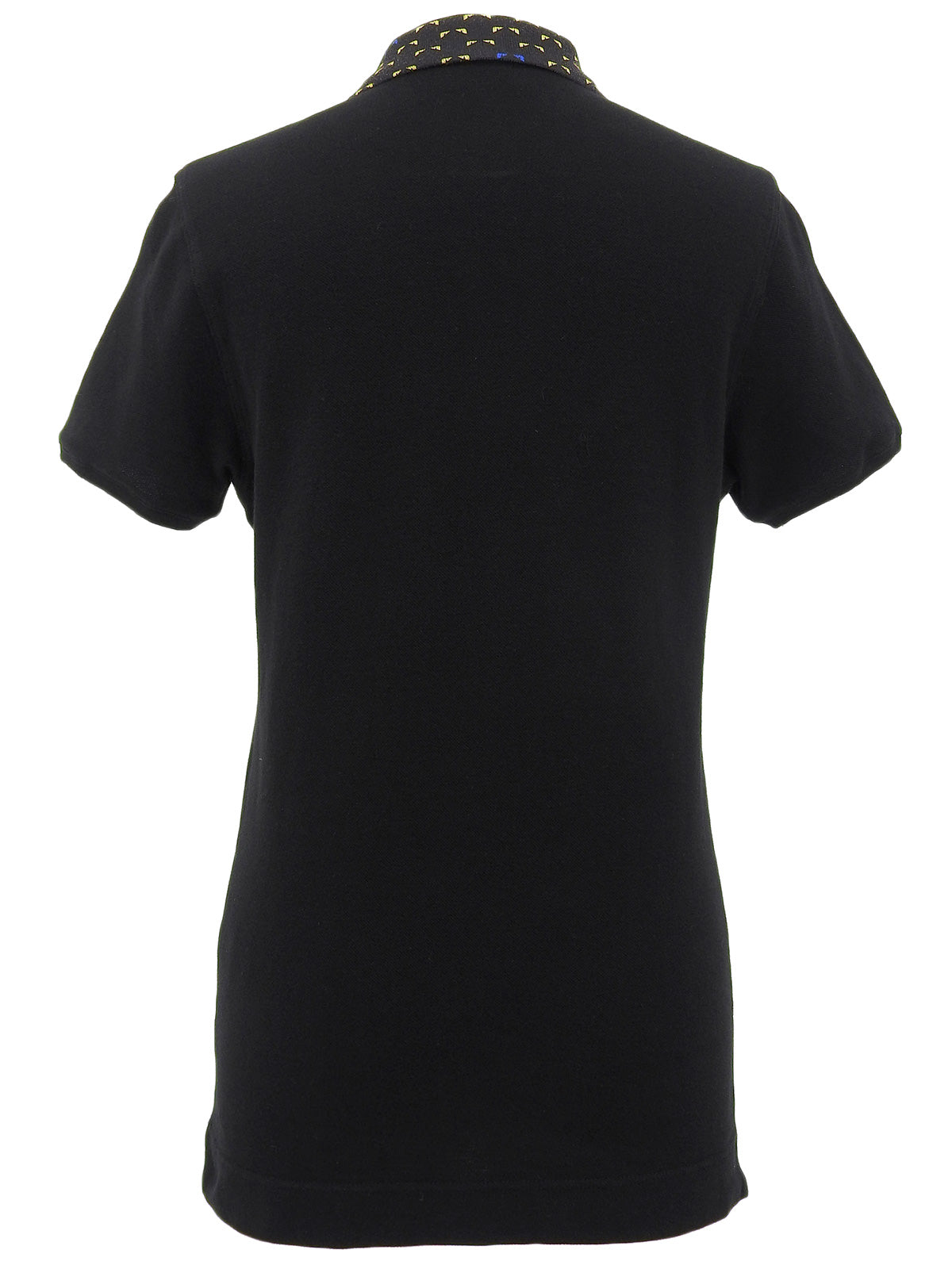 Logo Embroidered Polo Shirt in Black