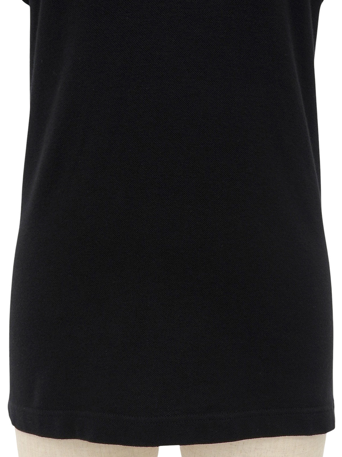 Logo Embroidered Polo Shirt in Black