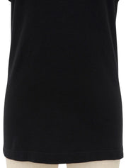 Logo Embroidered Polo Shirt in Black