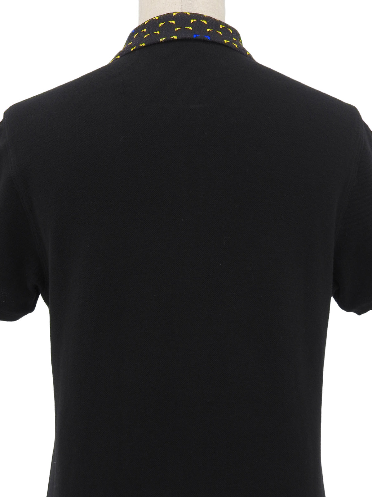 Logo Embroidered Polo Shirt in Black