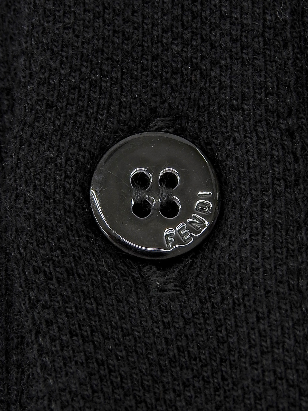 Logo Embroidered Polo Shirt in Black