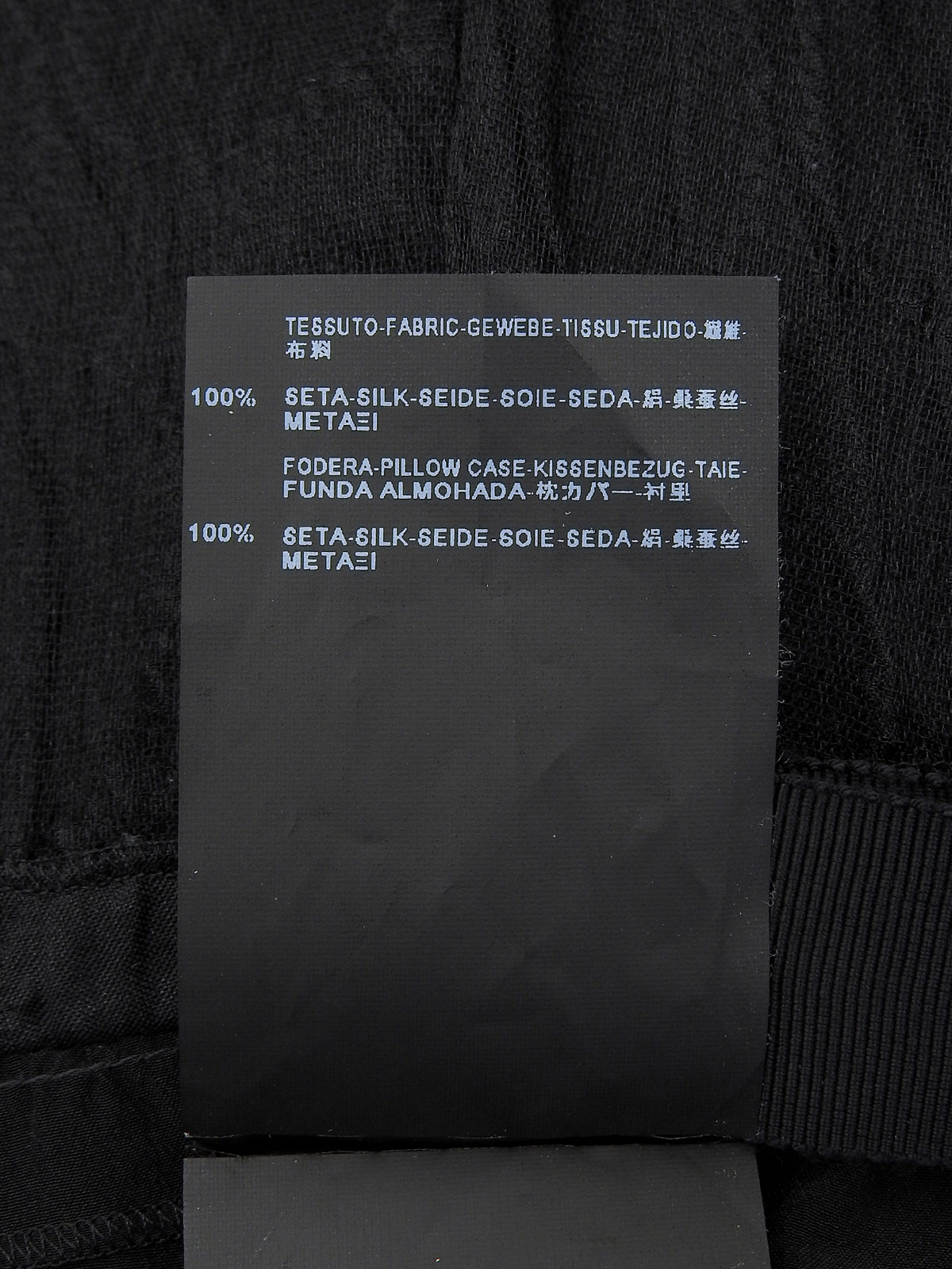 シルクワンピース ブラック