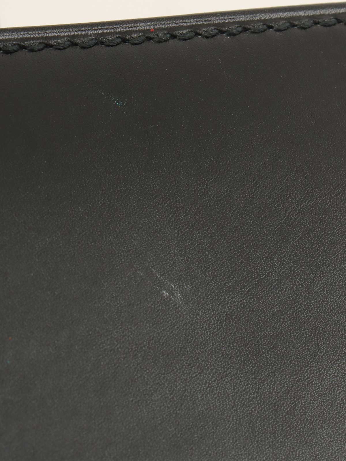 ホースキャリッジプレートショルダーバッグ　ブラック