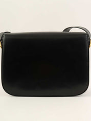 ホースキャリッジプレートショルダーバッグ　ブラック