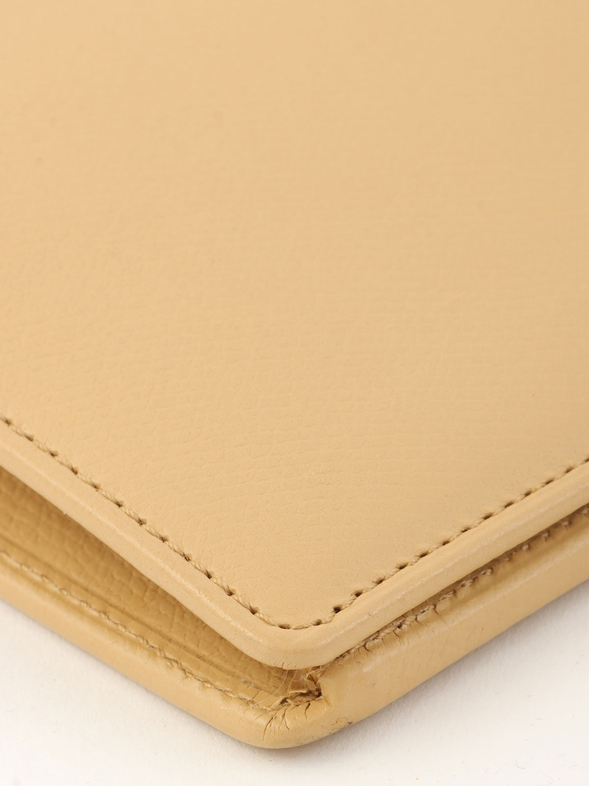 2003 CC mark long wallet, beige