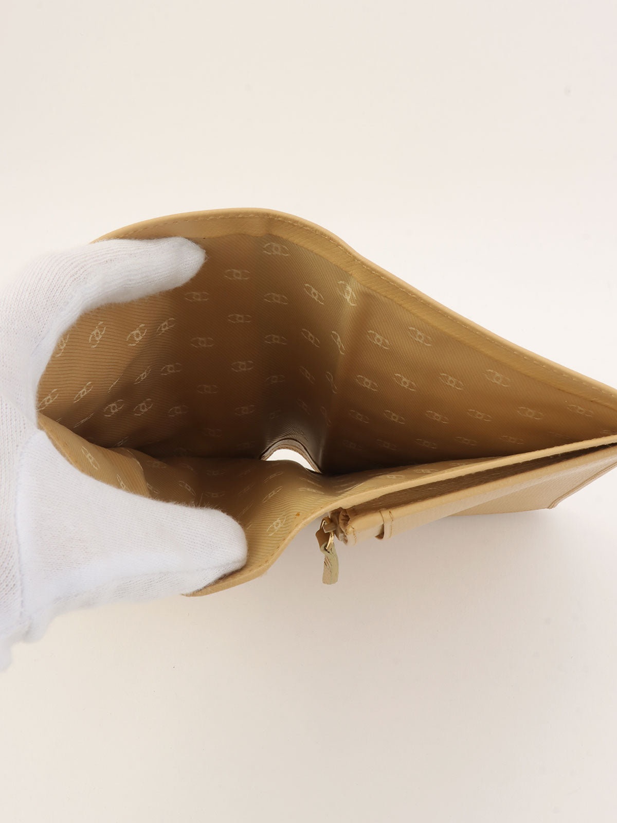 2003年頃製 CCマークロングウォレット ベージュ