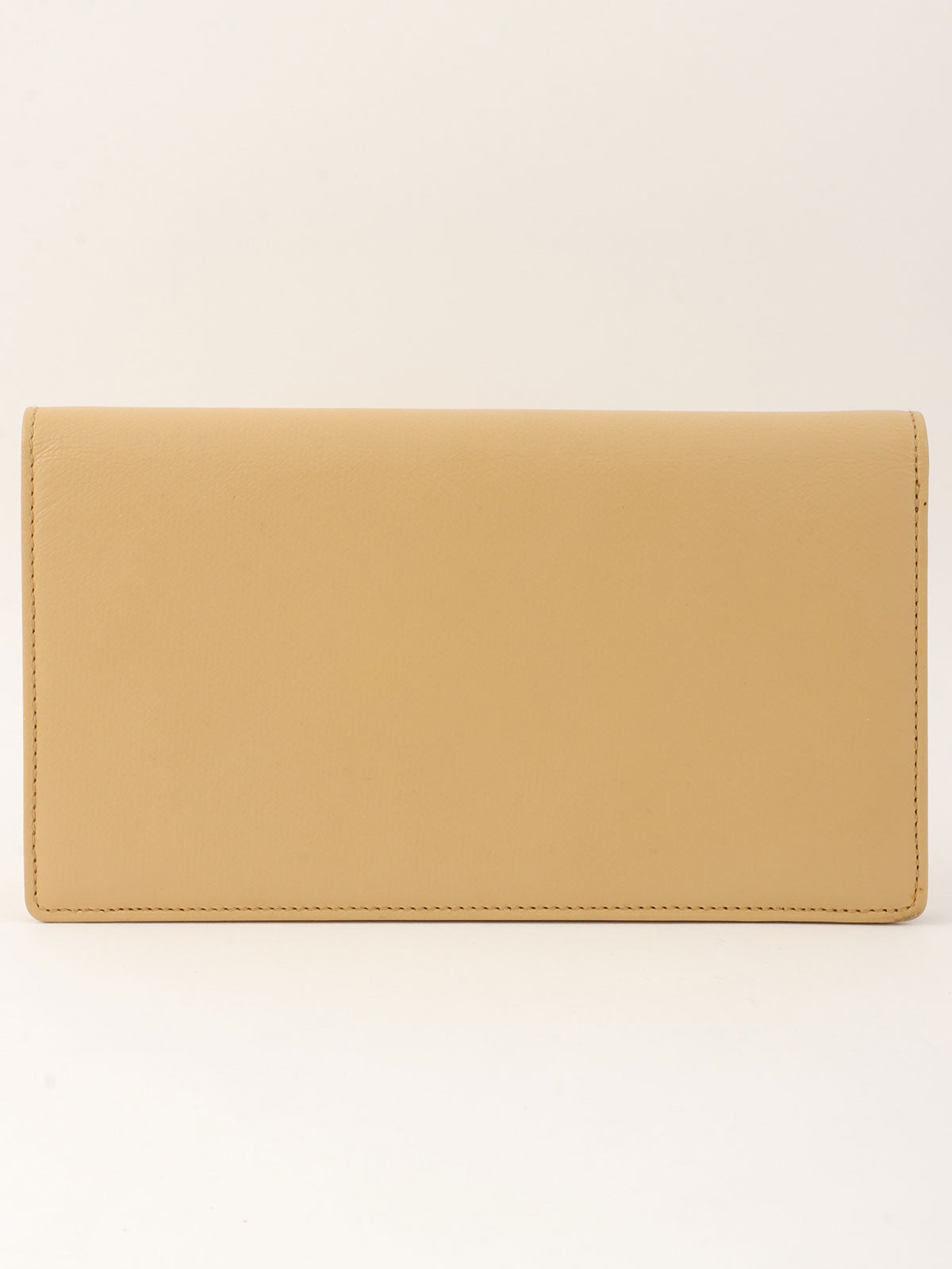 2003 CC mark long wallet, beige