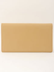 2003 CC mark long wallet, beige
