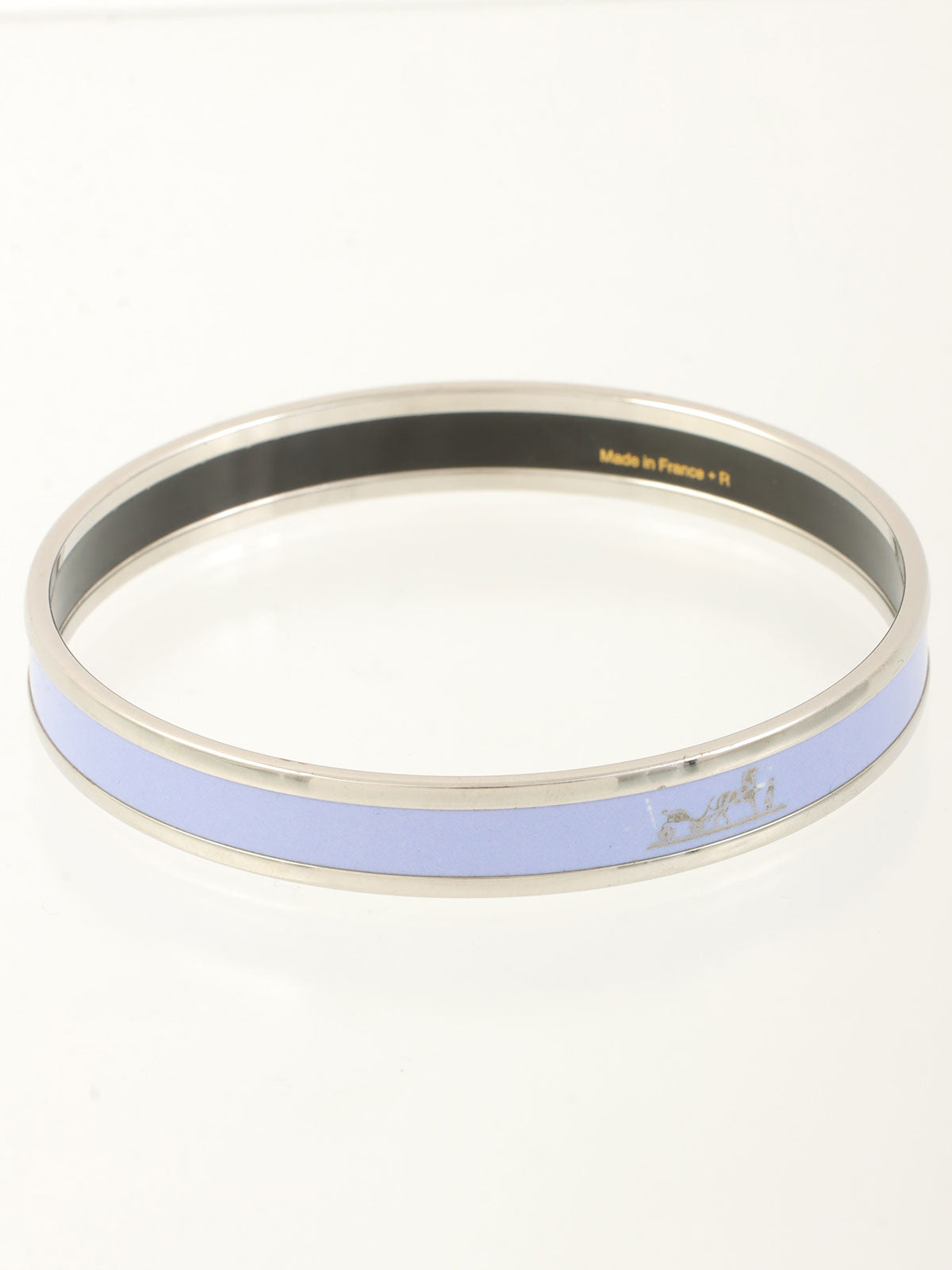 紫色/银色珐琅手镯