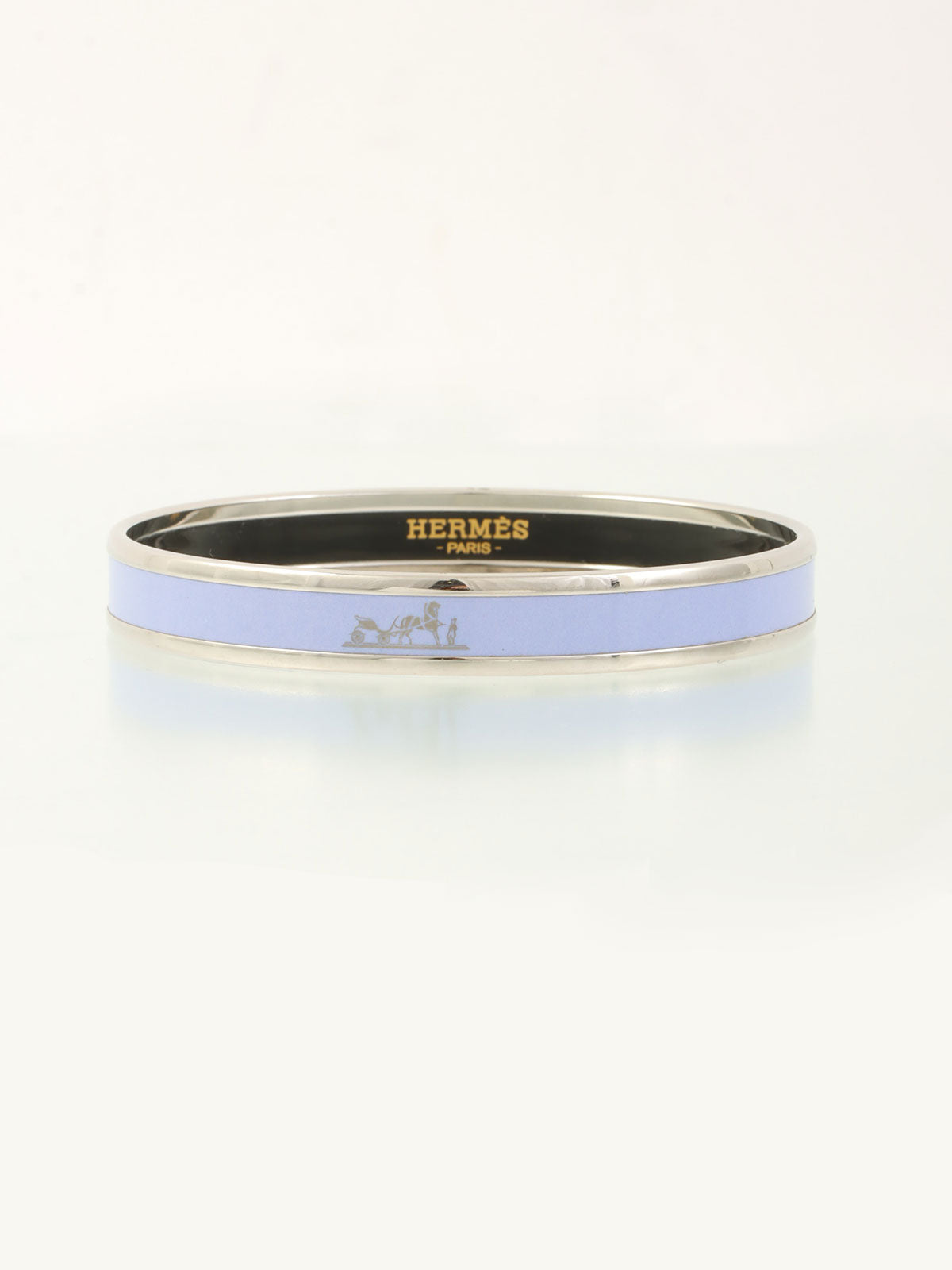 エマイユバングル パープル/シルバー