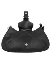 ロゴプレートワンショルダーバッグ ブラック