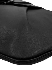 ロゴプレートワンショルダーバッグ ブラック