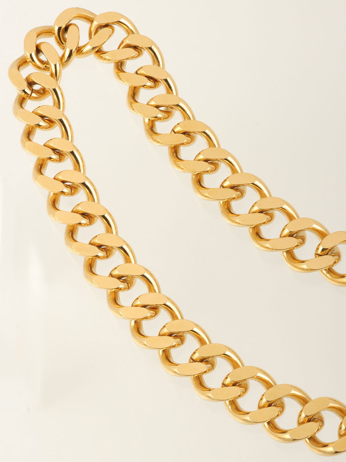 CC Mark Coin Charm Chain Belt Gold