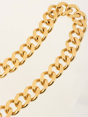 CC Mark Coin Charm Chain Belt Gold