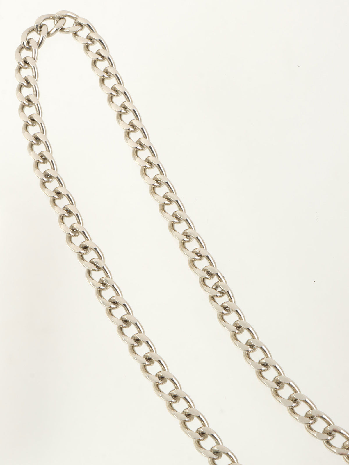 2005 CC Mark Chain Belt Silver/Black