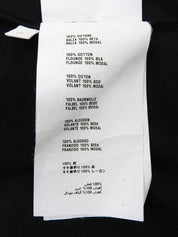 フリルデザインノースリーブワンピース ブラック/ネイビー