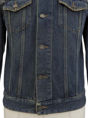 ロゴボタンデニムジャケット　インディゴ