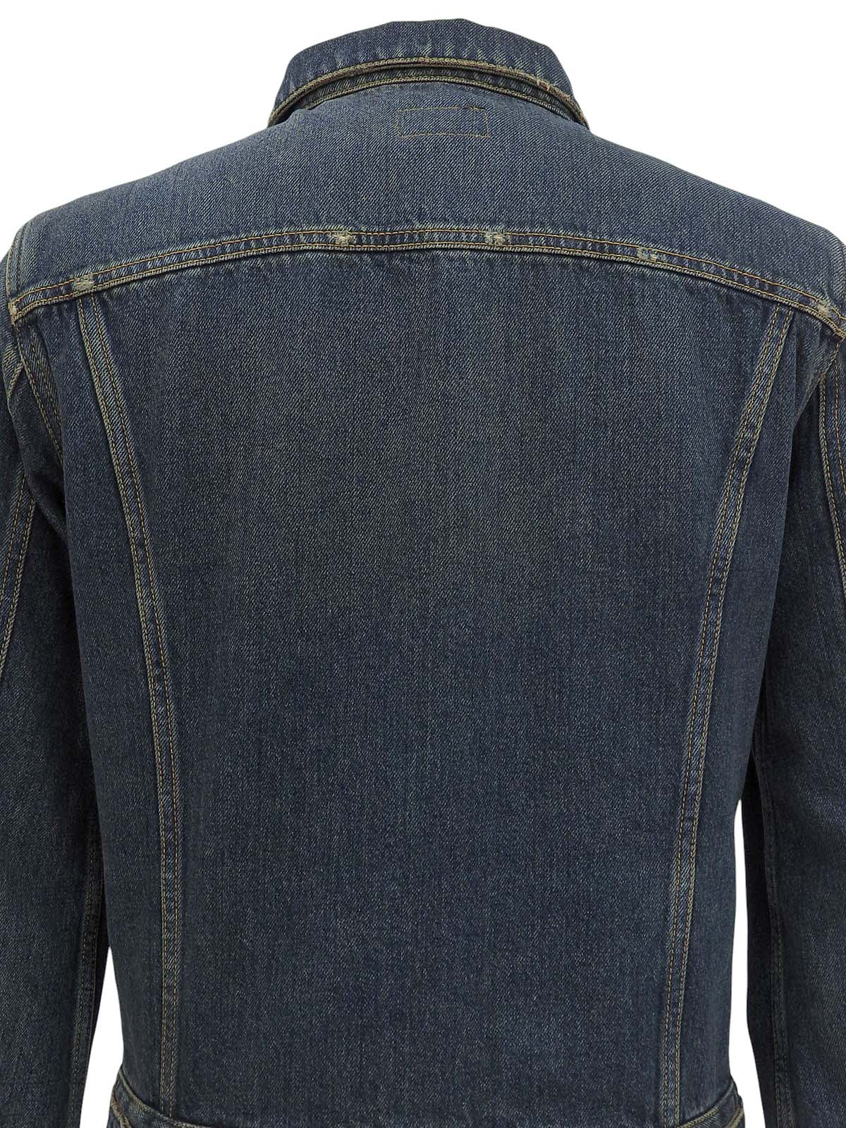 ロゴボタンデニムジャケット　インディゴ