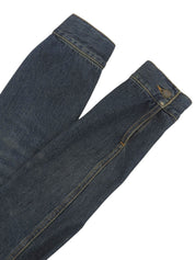 ロゴボタンデニムジャケット　インディゴ