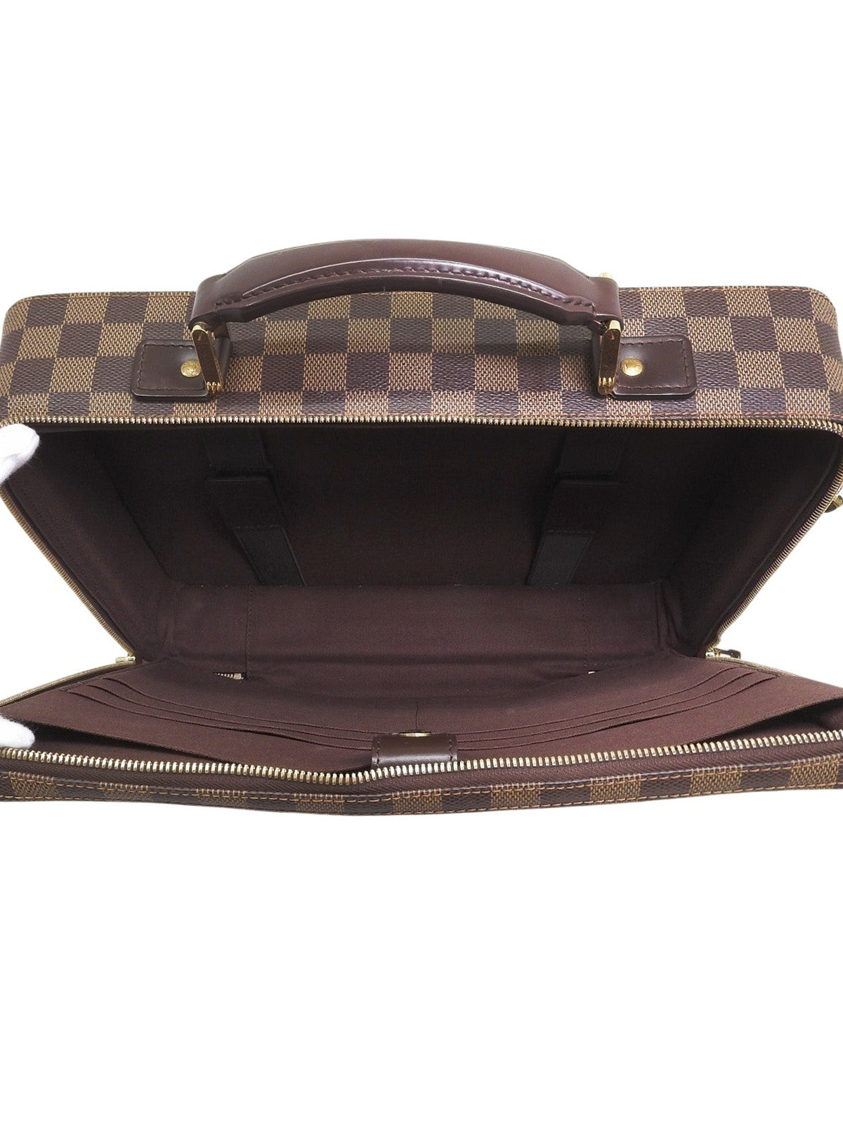 2003年製 キャンバスダミエポルトオルディナトゥールサバナ ブラウン