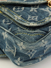 2007年製 デニムモノグラムバムバッグ インディゴ