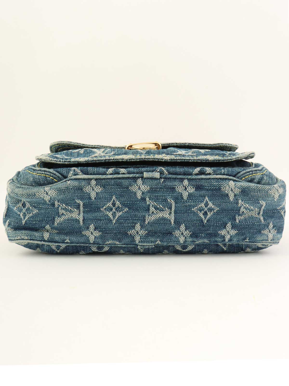 2007年製 デニムモノグラムバムバッグ インディゴ