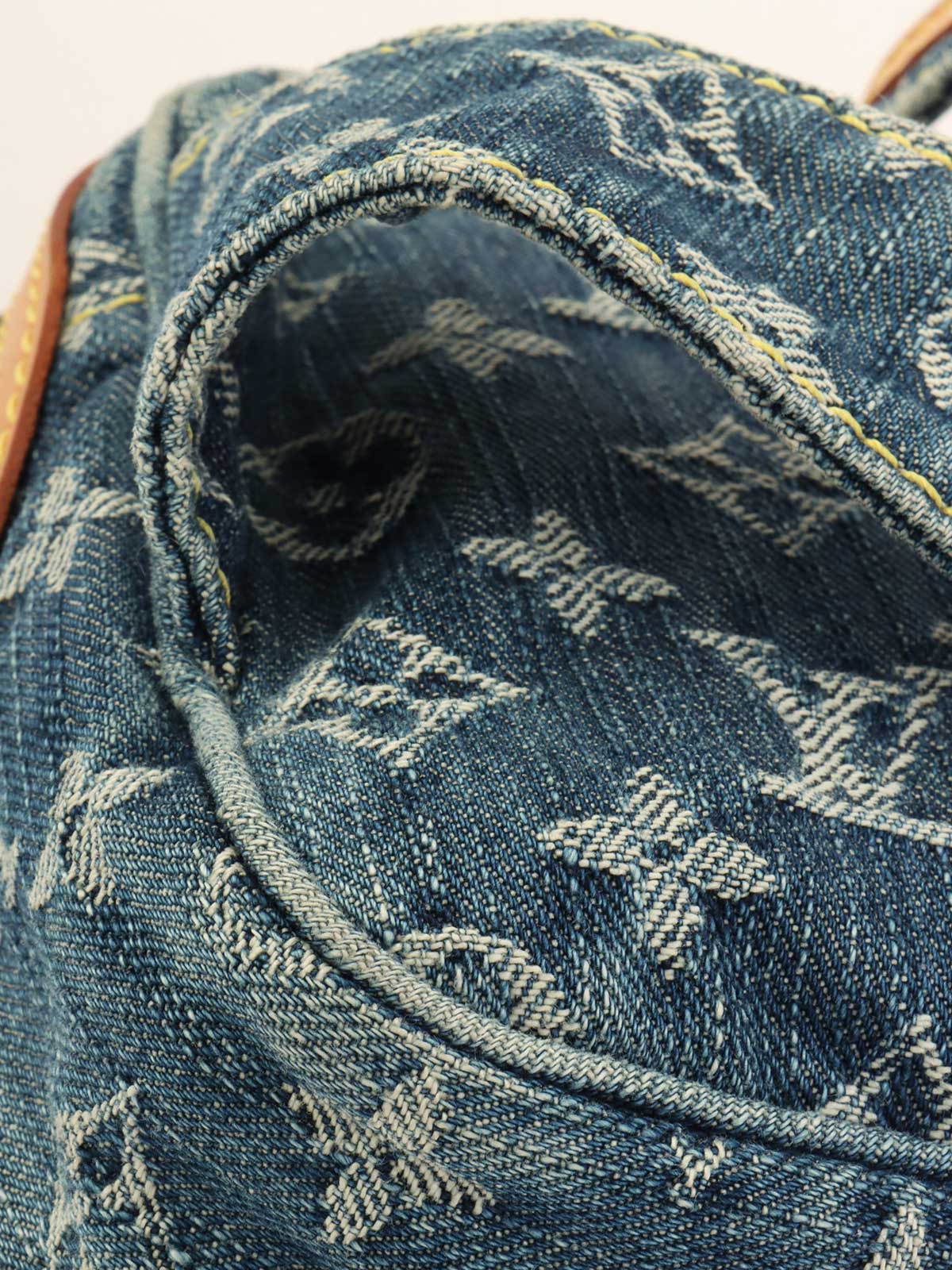 2007年製 デニムモノグラムバムバッグ インディゴ